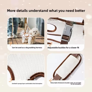 Bunnyhi BB003 Pet nefes taşınabilir Crossbody One-omuz sırt çantası taşıyıcı köpek koşum Pet köpek taşıyıcı - Product Image 3