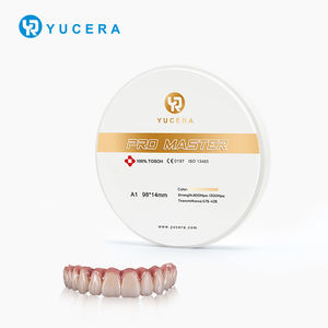 YUCERA- ProMaster 100% Tosoh Zirconia dentale blocchi ceramici CADCAM 98/95/85 in polvere con l'alta qualità strengg per laboratorio odontoiatrico - Product Image 5