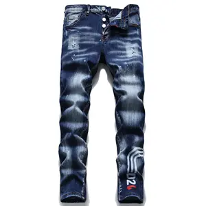 Fleece Gevoerde Jeans Voor Tieners Ontspannen Fit Jeans Mannen Regular Fit Insulateding Carpenter Cinch Leey Jeans Voor Mannen