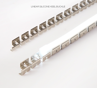 Clips de profil de montage flexibles accessoires pour luminaire à bande flexible néon led