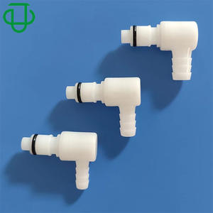 Raccord coudé mâle Jiyou série AP à 90 degrés avec vanne d'arrêt, connecteur rapide pour tuyau 1/2 pouce, utilisation eau, huile, vapeur - Product Image 3