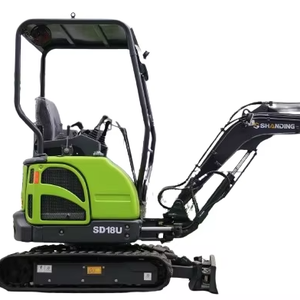Excavadora Pequeña de Alta Eficiencia para el Hogar, 1, 1.8, 2, 3 Toneladas, Calidad y Uso Confiable, Excavadora de Orugas SD18U, Precio Económico - Product Image 1
