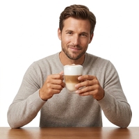 Tasse à café en verre à double paroi en forme d'œuf de 250 ml et 350 ml, tasse à eau isolée, verrerie en borosilicate transparente pour la maison, le café, le bureau