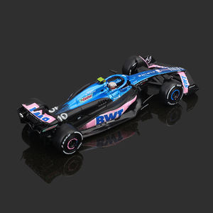 Alpine A523 10 #31 # Produit de licence <span class=keywords><strong>Burago</strong></span> 2023-<span class=keywords><strong>1</strong></span>:<span class=keywords><strong>43</strong></span> <span class=keywords><strong>F1</strong></span> (avec casque) Modèle de voiture en alliage de simulation - Product Image 2