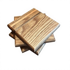 Ensemble de sous-verres ronds en bois avec support, design contemporain écologique, diamètre 33 cm, pour la maison, le bureau, le restaurant - Product Image 1
