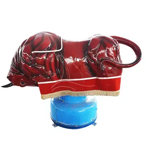 Cheap Price Attractive Amusement Park Inflatable Game Rides Theme Park Machine Crazy Bull For Sale