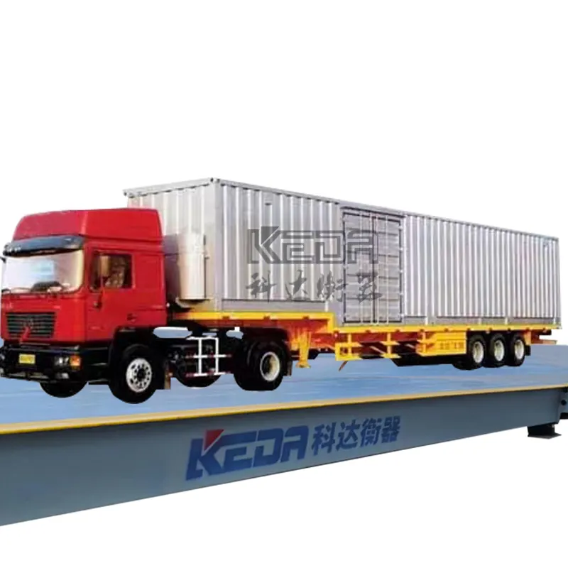Balances Keda vente à chaud bon acier 3m x 18m 100 tonnes pont bascule camion balance pont-bascule balance