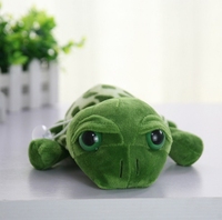 Peluche tortue aux grands yeux mignons en gros, cadeau en peluche ultra douce avec rembourrage en coton PP et polyester