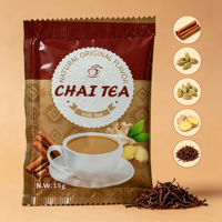 Thé Masala Chai en gros, mélange d'épices authentique, thé noir en sachets individuels