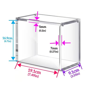 Cajas de Acrílico Transparentes Apilables con Cierre Magnético HUACENT, Aptas para Cajas de Sobres <span class=keywords><strong>ETB</strong></span> - Product Image 3