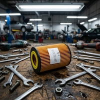 Elemen Filter Kartrid Wolun dengan Gasket O-Ring Efisiensi Filtrasi Tinggi Pengganti untuk Sistem Bahan Bakar Mesin Diesel