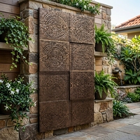 Panneau mural en PU imperméable de qualité supérieure, imitation bois, motif naturel, intérieur/extérieur, décoratif, résistant au feu, taille personnalisée disponible