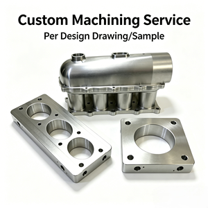 Custom Anodized Aluminum Stainless Steel Auto Engine Parts CNC Machining Service Billet Intake Manifold Turbo Blow Valve Adapter - Product Image 1