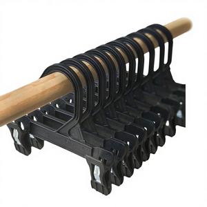 SB TECH Paquete de 10 Ganchos de Plástico PP (Sin Almohadillas de Goma) Duraderos para Organizar Armarios, Ahorro de Espacio, Ecológicos y Antideslizantes - Product Image 1