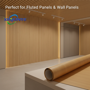 Rollo de Película Decorativa de PVC, Precio de Fábrica, Membrana para Puertas al Vacío, <span class=keywords><strong>Vinilo</strong></span> para Gabinetes, Película Decorativa de PVC al por Mayor - Product Image 1