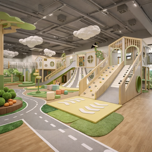 Laberinto de Juegos Infantiles Personalizado para Interiores, Equipo de Juego Suave para Centros Comerciales y Comunitarios, Certificado por ASTM - Product Image 1