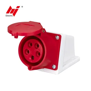 Electrical 380V Plug Socket 16A 5P Industrial Female Socket