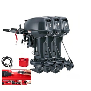 Motor fueraborda <span class=keywords><strong>Yamaha</strong></span> compatible TP15 Jet Drive <span class=keywords><strong>de</strong></span> 15 HP, 2 tiempos, duradero, para embarcaciones marinas - Product Image 2