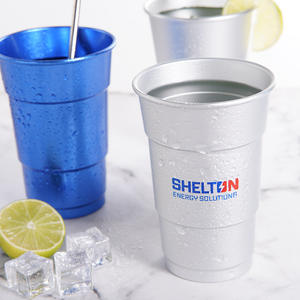 Taza de aluminio Deportes al aire libre Senderismo Camping Bebidas 16oz Taza de vaso de aluminio - Product Image 1