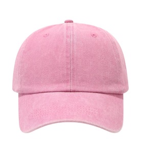 Promotional Vintage Washed Canvas Cotton Baseball Cap Blank 6 Panel <b>Dad</b> <b>Hat</b> Custom Logo Embroidery Unisex Adjustable Common - Product Image 1