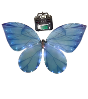 Drones papillons bioniques LED télécommandés à ailes battantes, simulation de vol dynamique pour décorations événementielles