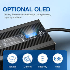 Cargador de batería de plomo ácido litio LiFePO4 12V 24V 48V 72V Sierra eléctrica cortacésped ebike cargador de batería - Product Image 2