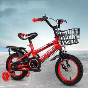 Bicicleta Infantil Personalizada para <span class=keywords><strong>Niños</strong></span> y Niñas de <span class=keywords><strong>3</strong></span> <span class=keywords><strong>Años</strong></span>, Bicicleta de Pedales de 16 Pulgadas con Cable de Freno y Embalaje Personalizado - Product Image 1