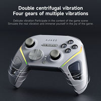 Manette de jeu sans fil 2,4 GHz GP100 avec boutons programmables, moteur de vibration personnalisable et capteur gyroscopique