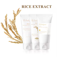 Nettoyant Visage Crème de Riz AHA Contrôle du Sébum Nettoyage en Profondeur Crème Wishgan Tous Types de Peau Usine Marque Privée