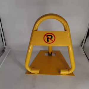 AROAD PWL30187 Bloqueo de Estacionamiento Manual Triangular de Acero Inoxidable con Recubrimiento de Polvo Amarillo de Alta Resistencia, Barrera para Espacio de Estacionamiento - Product Image 5