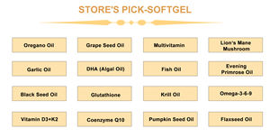 Complément alimentaire en gélules d'huile de graines de citrouille 180 gélules, marque privée OEM, pour les soins des cheveux et la santé de la prostate - Product Image 5