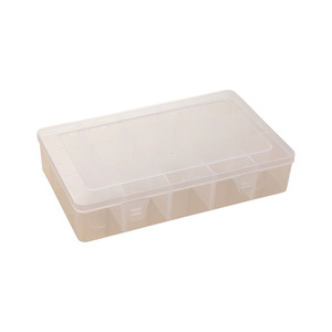 Boîte de rangement en plastique transparente à 15 compartiments avec couvercle pour bijoux, nail art, perles, jouets, organisation de bureau - Product Image 5