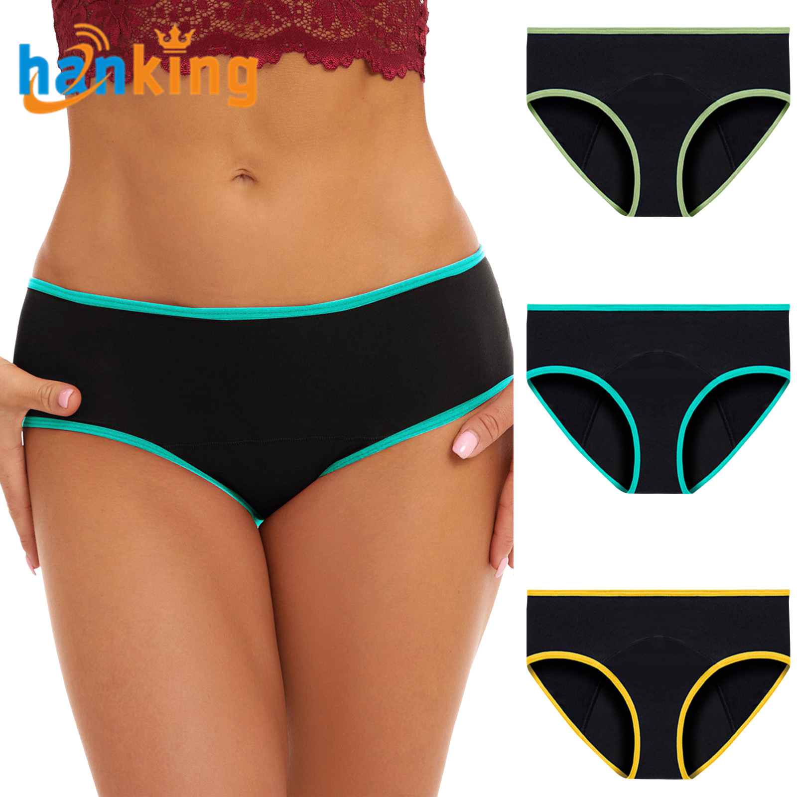 3 Piece-Light Green, Green, Yellow