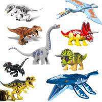Animaux à assembler en briques, requins, monstres à tête de taureau, crocodiles, blocs de construction, figurines d'action, jouets, cadeaux pour enfants