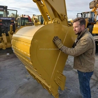 Excavatrice sur chenilles Caterpillar 320GC d'occasion du Japon, 20 tonnes, pour l'exploitation minière et la construction, avec moteur et composants de pompe
