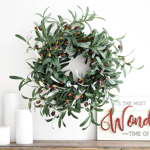 1 branche d'olivier artificielle de 28 pouces pour vases, verdure, brindilles d'<span class=keywords><strong>arbres</strong></span> pour la décoration de la maison, des mariages, des bureaux, des jardins, et les créations florales DIY - Product Image 6