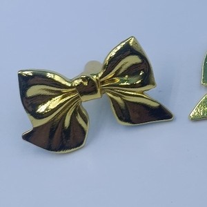 Alloy Bow Furniture Handles <b>Single</b> Hole Durable Novelty Shape <b>Wardrobe</b> Hardware - Product Image 4