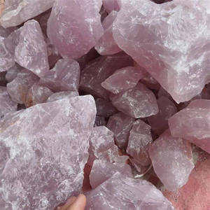 Disques de <span class=keywords><strong>pierre</strong></span> de quartz rose naturel disques plats ronds en cristal pour la fabrication de bijoux de colle de cils décoration de la maison - Product Image 6