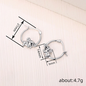 Cute Koala Earrings for Women Lovely Animal Design Daily Fashion Ear Jewelry - Product Image 5