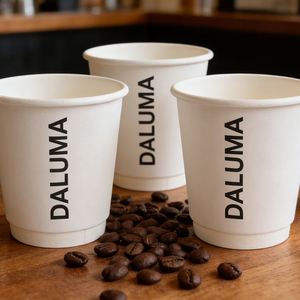 Bicchieri di Carta di Varie Capacità per Tutte <span class=keywords><strong>le</strong></span> Bevande, Bicchieri di Carta Usa e Getta Antigoccia con Coperchio per Attività di Asporto - Product Image 1