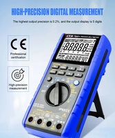 VICTOR 79A+ Multimeter Digital 2-in-1 & Kalibrator Sinyal Proses, Pengukur Tegangan DC 50mV~1000V Fungsi Ganda