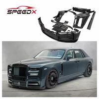 Kit carrosserie en fibre de carbone MSY pour Rolls Royce Phantom GEN8 : pare-chocs avant, ailes, pare-chocs arrière et jupes latérales en fibre de carbone pour Phantom