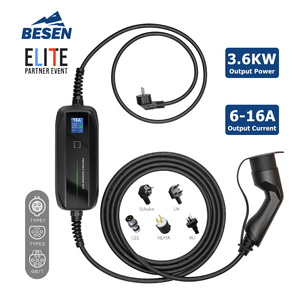 <span class=keywords><strong>Cable</strong></span> de <span class=keywords><strong>Carga</strong></span> para Vehículos Eléctricos de Nivel <span class=keywords><strong>2</strong></span>, Corriente Ajustable de 10/16 A, <span class=keywords><strong>Tipo</strong></span> Schuko 1, SAE J1772, Cargador para Vehículos Eléctricos, Condición Nuevo - Product Image 1