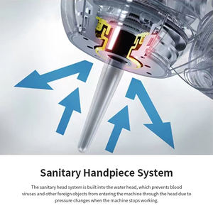 Jingnuo YLW-0L4P-A Elektrische Tandheelkundige Hoge-Snelheid Handstuk Titanium Anti-Zuig Lucht Turbine Motor 4 Water Spray <span class=keywords><strong>CE</strong></span> Gecertificeerd - Product Image 5