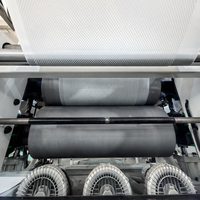 Ligne de production d'extrusion HDPE pour composite thermique de feuille grillagée extrudée et feuille auto-adhésive plate en polymère pour l'étanchéité