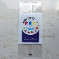 Sachet de crème glacée en plastique haute qualité, 100% alimentaire, écologique, imprimé sur mesure, enduit de PVA soluble dans l'eau, pour lait, aliments pour animaux de compagnie, chewing-gum