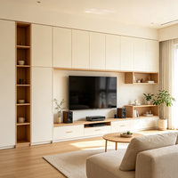 Ensemble de meubles de chambre à coucher modernes sur mesure, armoire gain de place avec bureau intégré et lit avec rangement, système Tatami pour petite pièce