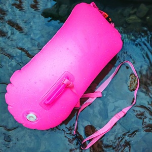 Bouée de natation réglable avec sac étanche et compartiment de rangement <span class=keywords><strong>pour</strong></span> triathlètes et kayakistes – Entraînement de natation sécurisé - Product Image 5