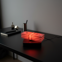 Lampe à monnaie à lévitation magnétique moderne LED |   Veilleuse 3D flottante en forme de dollar, colorée, à brancher, jouet de bureau pour la maison et le bureau