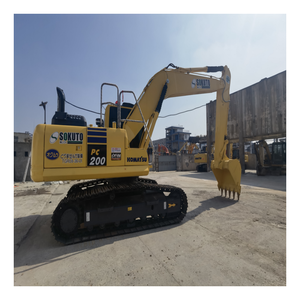 รถขุด Komatsu ที่ใช้ใน PC200-8 20ตันอุปกรณ์ก่อสร้าง - Product Image 5